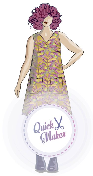Quick Makes Flexi Shift Dress - Paper Sewing Pattern - Sew Different - Simplifi Fabric
