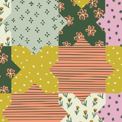 Quilt - Floral Frenzy - Samantha Johnson - Cloud 9 Fabrics - Poplin - Simplifi Fabric