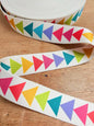 Quilting Geese Webbing - Two Stitches Patterns - 38mm/ 1.5" (sold by the meter) - Simplifi Fabric