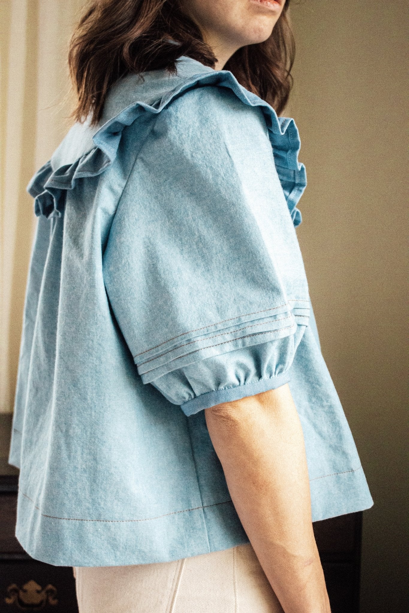 RAIDA Blouse PDF Sewing Pattern - Madswick - Simplifi Fabric