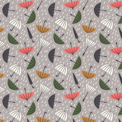 Rainy Day - Spring Showers - Ann Gardner - Cloud 9 Fabrics - Poplin - Simplifi Fabric