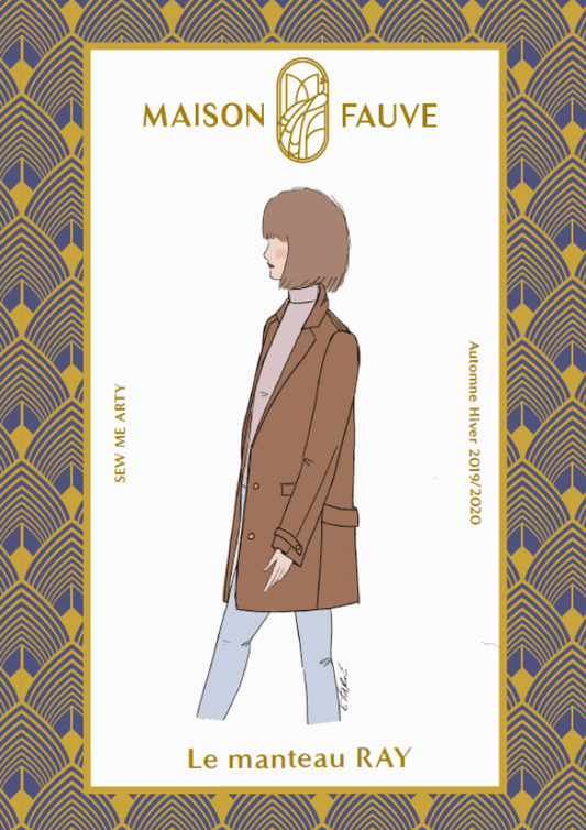 Ray Coat Paper Sewing Pattern - Maison Fauve - Simplifi Fabric
