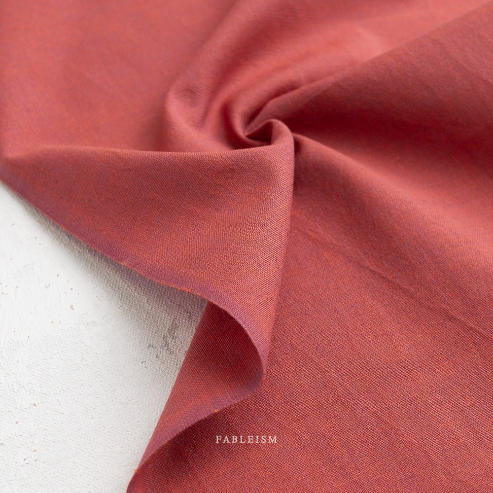 Red Pear - Watercolor Wovens - Fableism Supply Co. - Simplifi Fabric