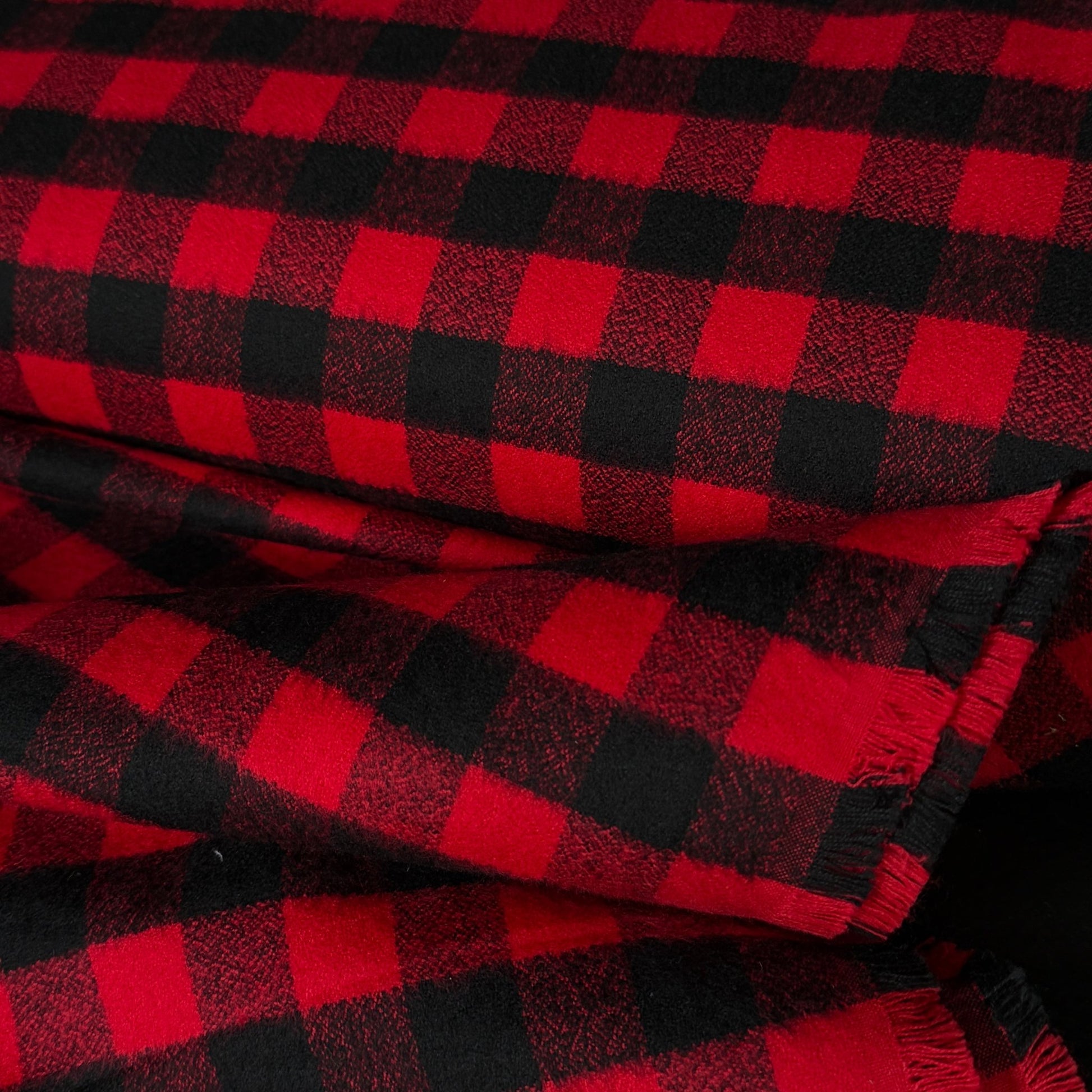 Red/Black Lumberjack Flannel - Deadstock - Simplifi Fabric