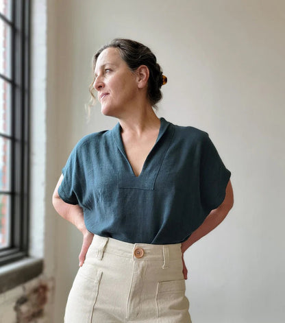 Revel Topper Sewing Pattern - Sew House Seven - Simplifi Fabric