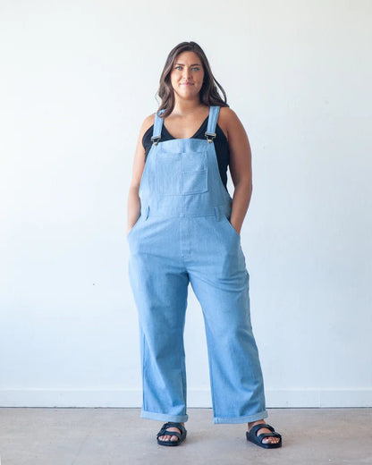 Riley Overalls Sewing Pattern - True Bias - Simplifi Fabric