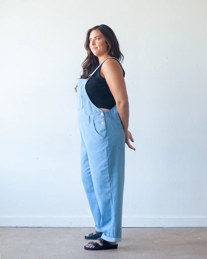 Riley Overalls Sewing Pattern - True Bias - Simplifi Fabric