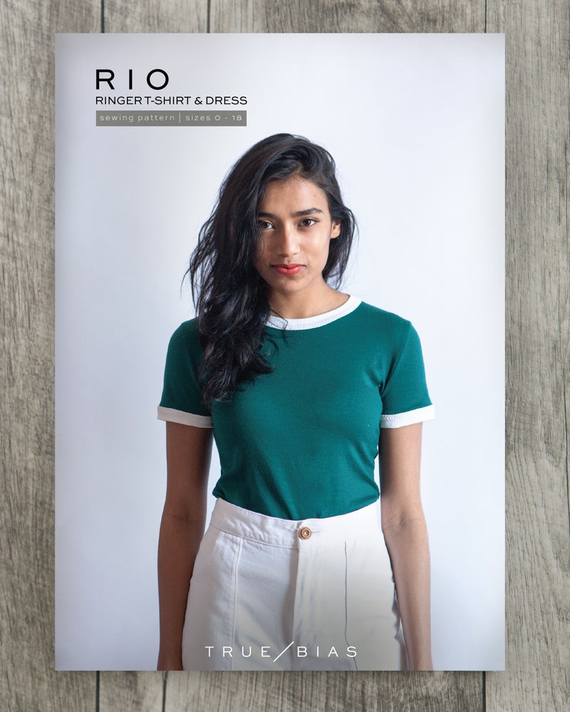 Rio RInger T-Shirt & Dress Pattern - True Bias - Simplifi Fabric