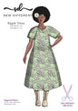 Ripple Dress - Paper Sewing Pattern - Sew Different - Simplifi Fabric
