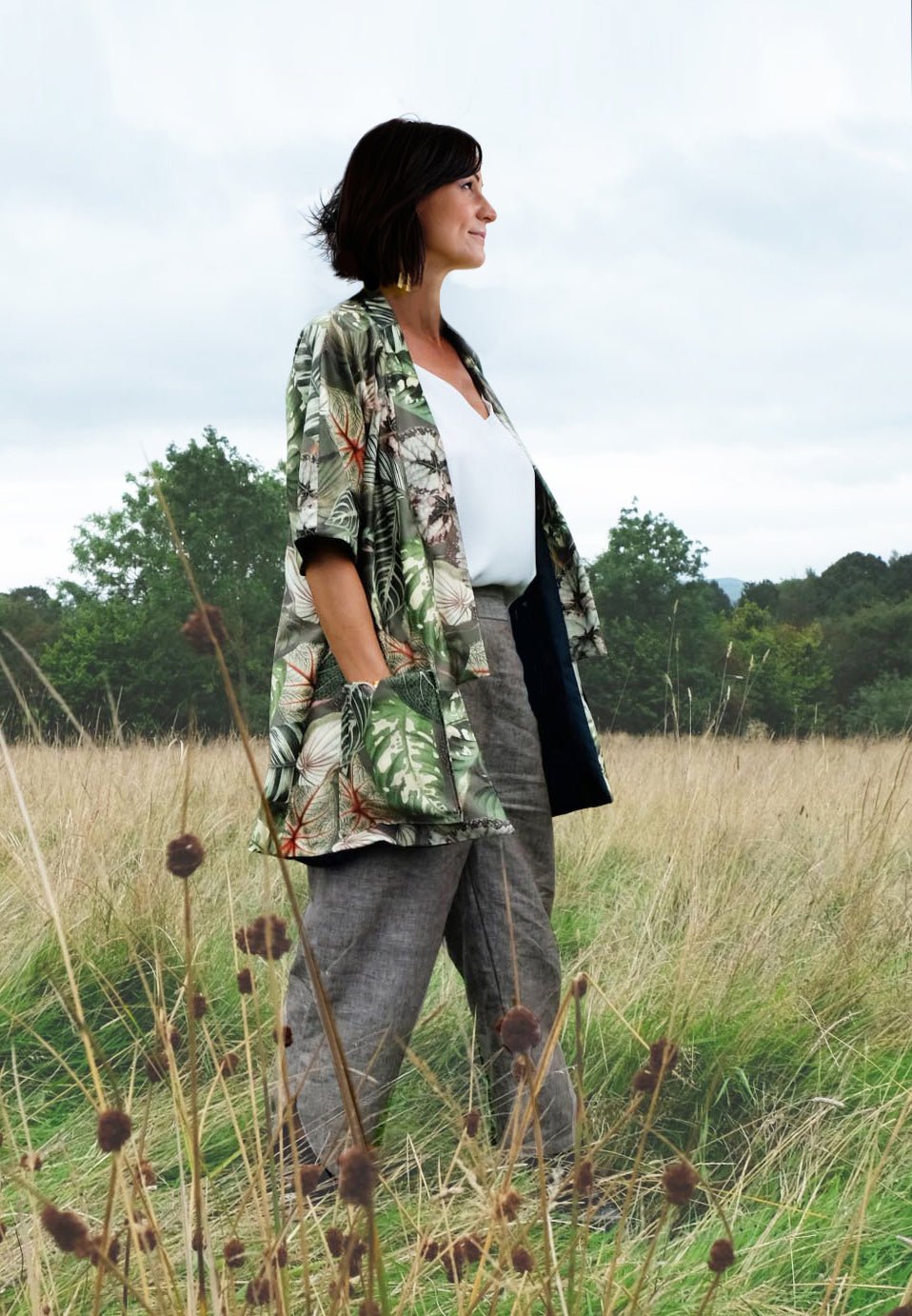 Riva Jacket - Paper Sewing Pattern - Sew Different - Simplifi Fabric