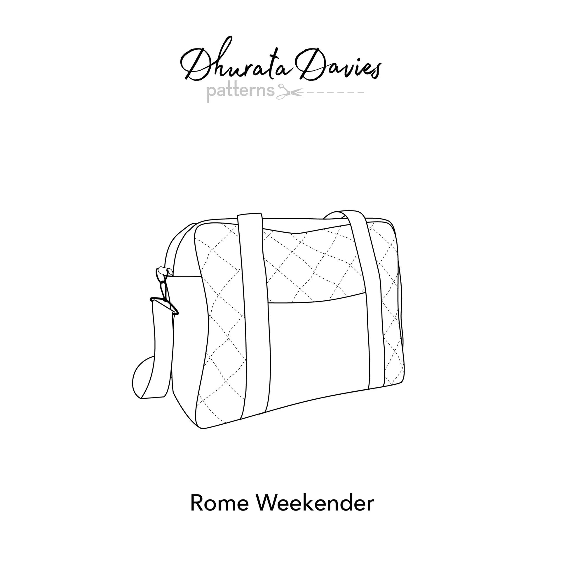 Rome Weekender Bag Sewing Pattern - Dhurata Davies - Simplifi Fabric