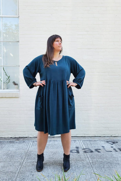 Romey Gathered Dress & Top Sewing Pattern - Sew House Seven - Simplifi Fabric