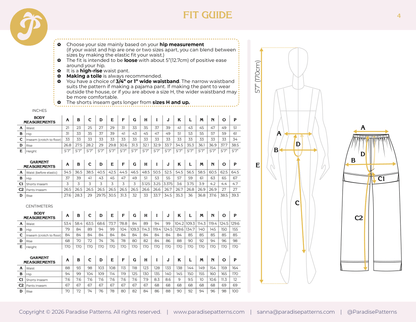 Rose Bottoms PDF Pattern - Paradise Patterns - Simplifi Fabric