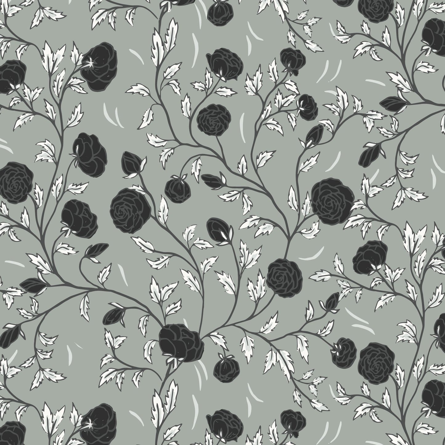 Rose Bramble - Dusk - Twilight Reverie - Lisee Ree Designs - Cloud 9 Fabrics - Poplin - Simplifi Fabric