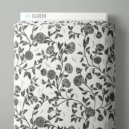 Rose Bramble - Ivory - Twilight Reverie - Lisee Ree Designs - Cloud 9 Fabrics - Poplin - Simplifi Fabric