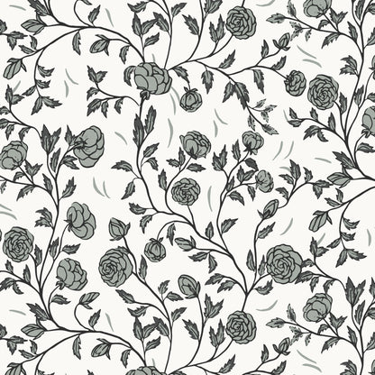 Rose Bramble - Ivory - Twilight Reverie - Lisee Ree Designs - Cloud 9 Fabrics - Poplin - Simplifi Fabric