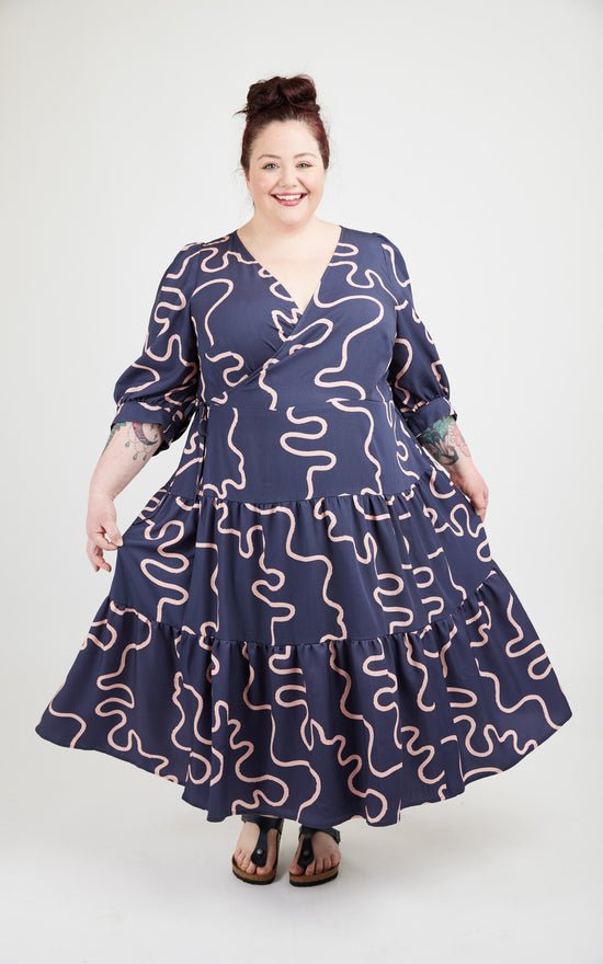 Roseclair Dress Paper Pattern - Cashmerette - Simplifi Fabric