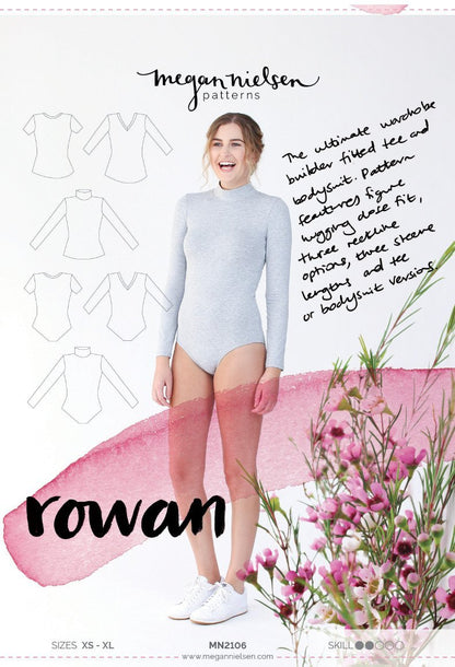 Rowan Bodysuit & Tee - Megan Nielsen Patterns - Sewing Pattern - Simplifi Fabric