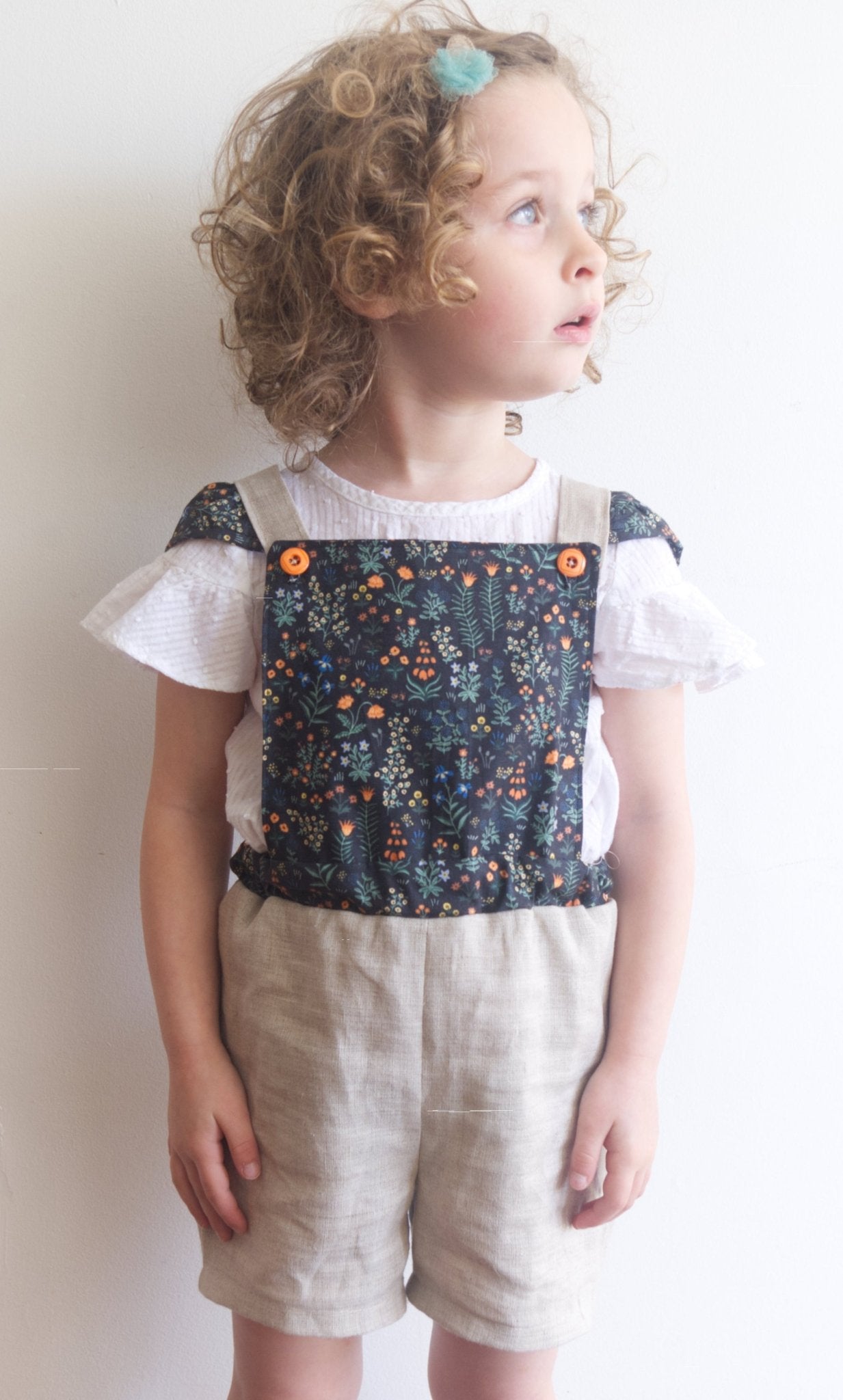 Ruffle Romper Childrens Sewing Pattern - Fiona Hanna - Simplifi Fabric