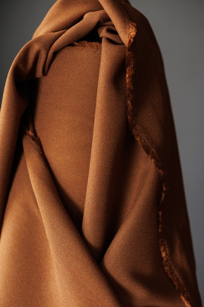 Russet Wool / Viscose Crepe - European Import - Merchant & Mills - Simplifi Fabric