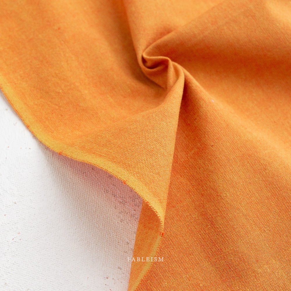 Saffron - Watercolor Wovens - Fableism Supply Co. - Simplifi Fabric