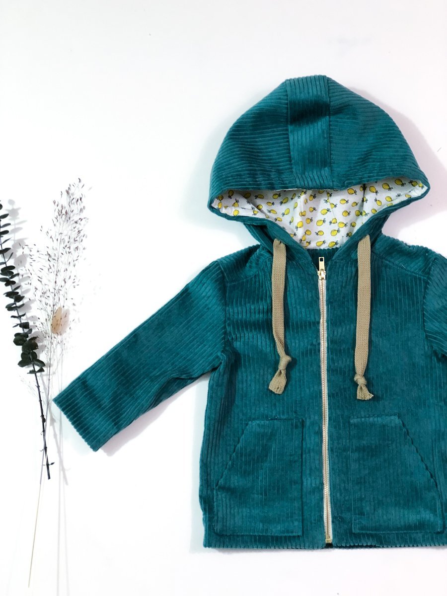 Sam Parka & Jacket Sewing Pattern - Baby Unisex 6m - 4Y - Ikatee - Simplifi Fabric