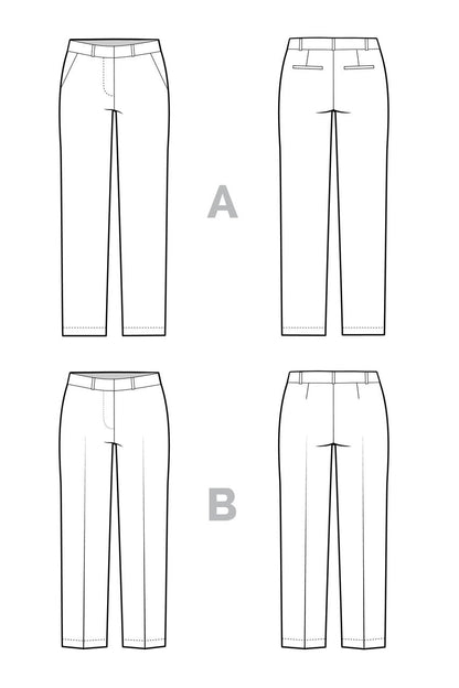 Sasha Trouser Pattern - Closet Core Patterns - Simplifi Fabric