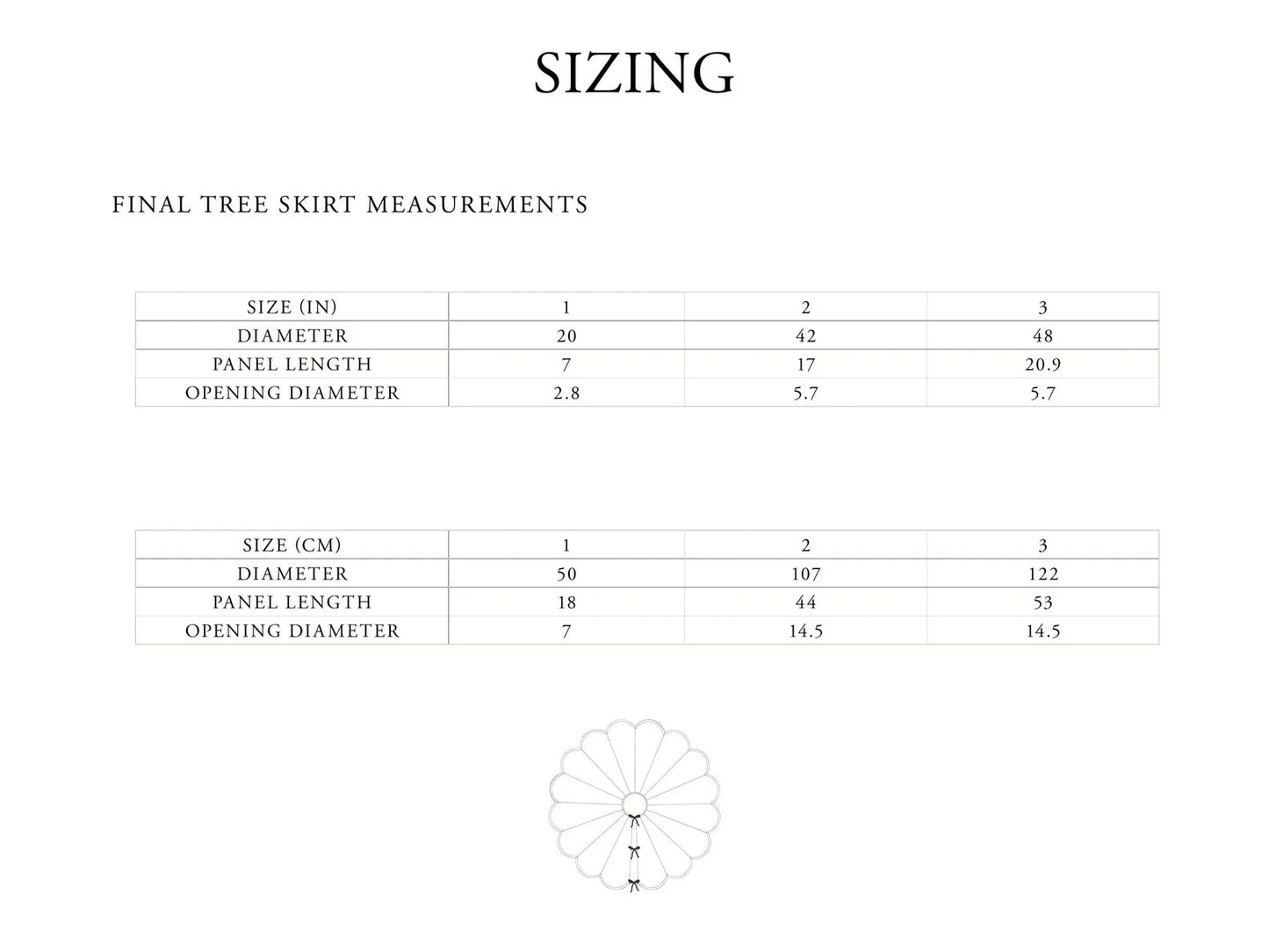 Scalloped Tree Skirt PDF Sewing Pattern - Madswick - Simplifi Fabric