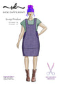 Scoop Pinafore - Paper Sewing Pattern - Sew Different - Simplifi Fabric