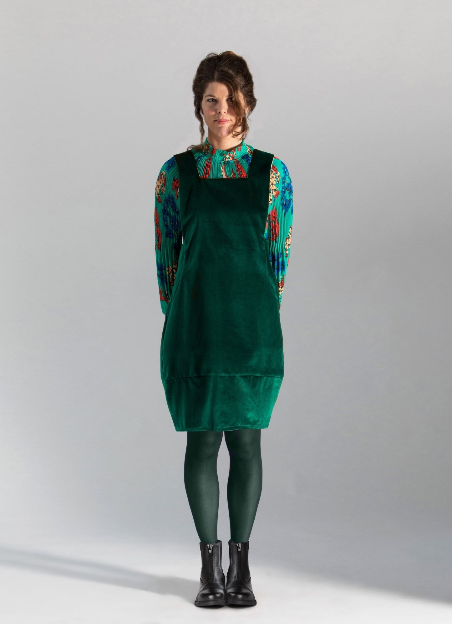 Scoop Pinafore - Paper Sewing Pattern - Sew Different - Simplifi Fabric