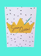 "SEAM QUEEN" Sewing Themed Greeting Card - Sew Anonymous - Simplifi Fabric