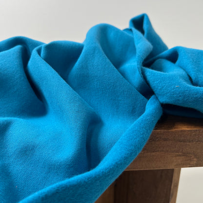 Organic Cotton Fleece 340gsm - Seaport Blue