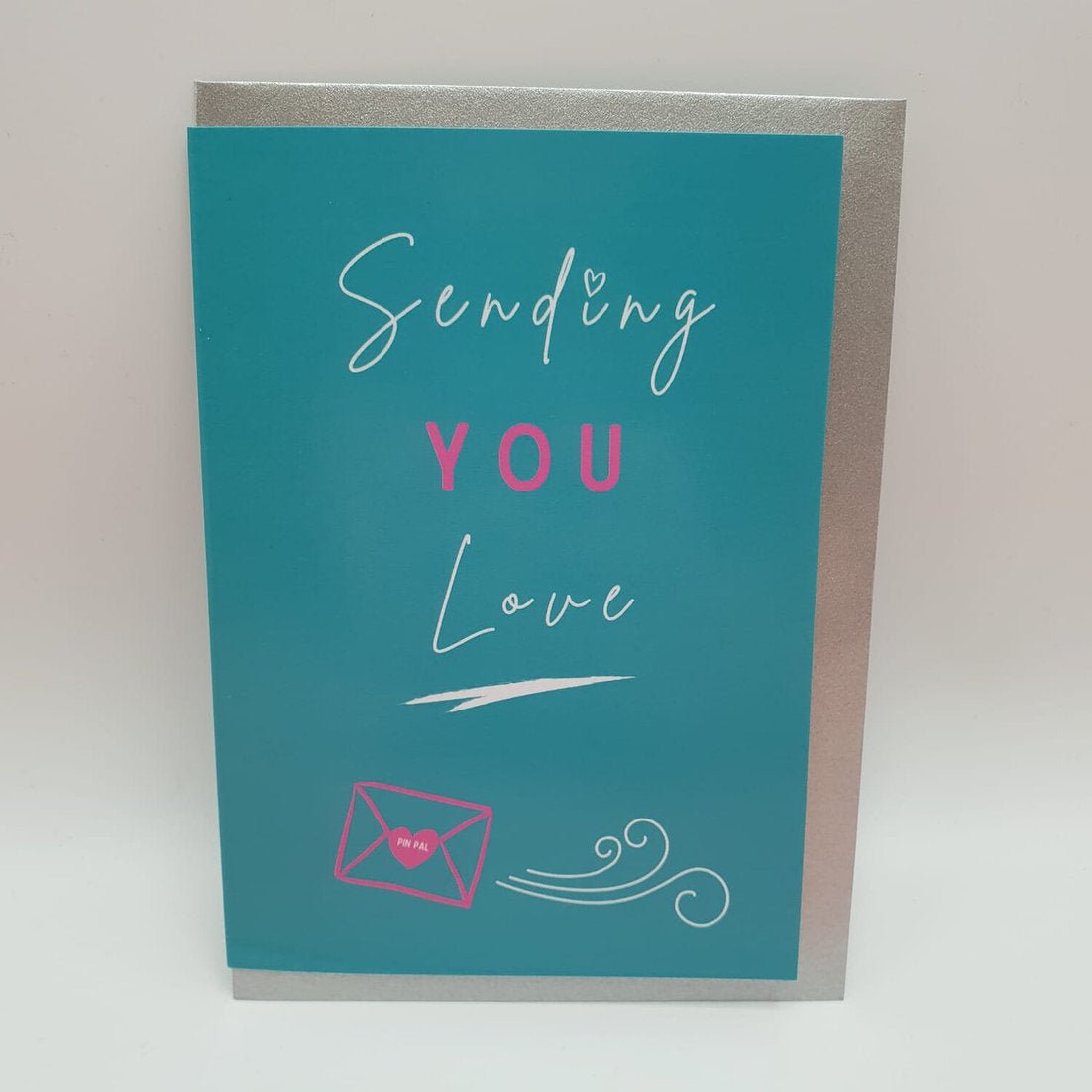 "SENDING YOU LOVE!" Sewing Themed Greeting Card - Sew Anonymous - Simplifi Fabric