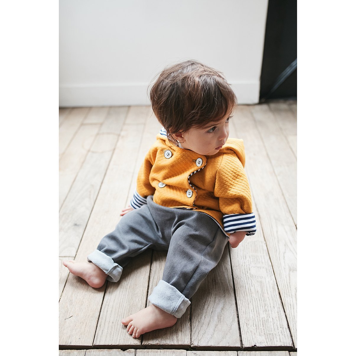 Sevilla Unisex Harem Pants Sewing Pattern - Baby 1M/4Y - Ikatee - Simplifi Fabric