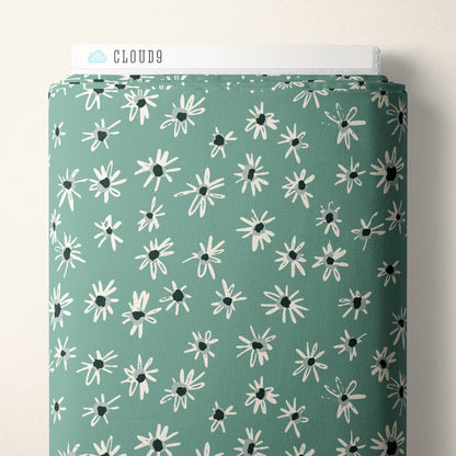 Shata - Turquoise - Kindred Comforts - Tanya Celia - Cloud 9 Fabrics - Poplin - Simplifi Fabric