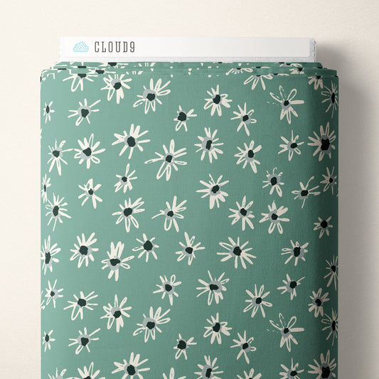 Shata - Turquoise - Kindred Comforts - Tanya Celia - Cloud 9 Fabrics - Poplin - Simplifi Fabric
