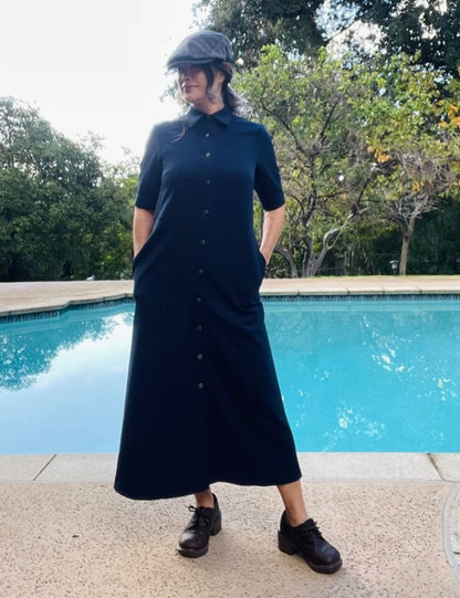 Shirt Dress Pattern - The Assembly Line - Simplifi Fabric