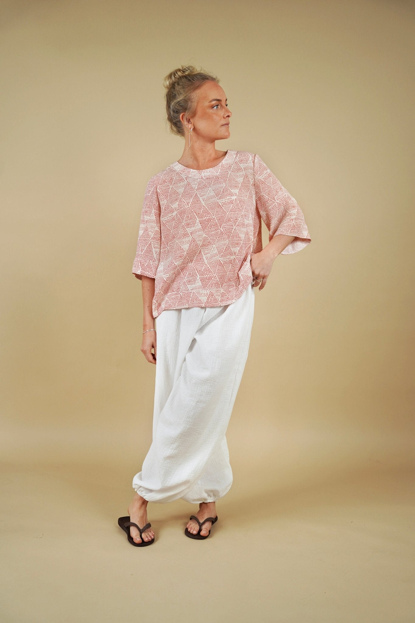 Silke Blouse Womens Paper Pattern - Wardrobe by Me - Simplifi Fabric