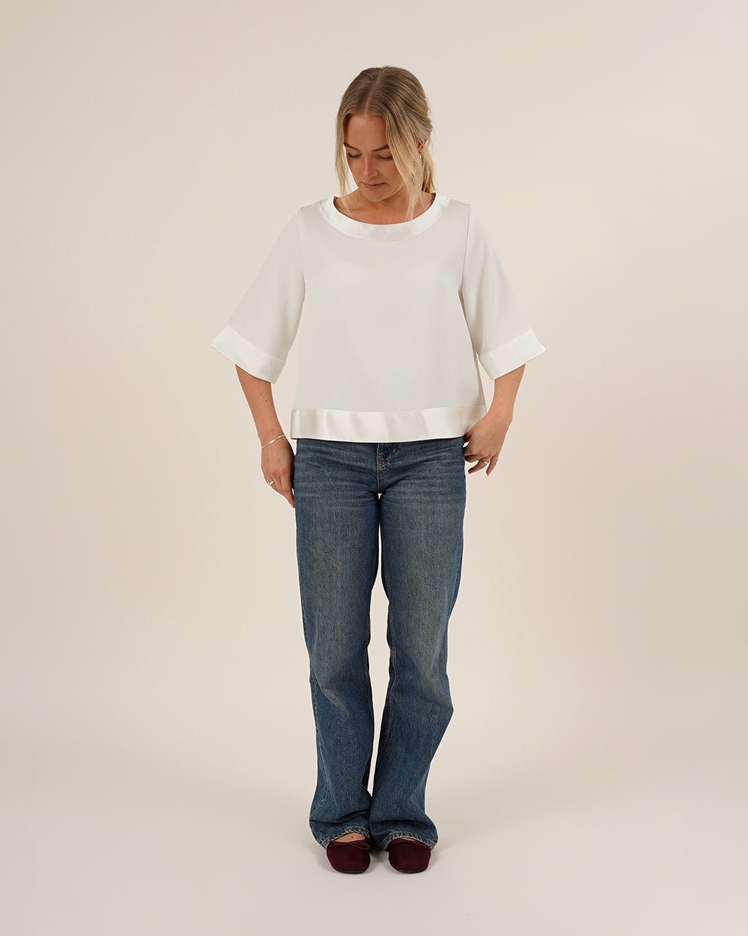 Silke Blouse Womens Paper Pattern - Wardrobe by Me - Simplifi Fabric