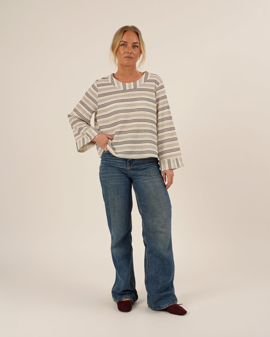 Silke Blouse Womens Paper Pattern - Wardrobe by Me - Simplifi Fabric