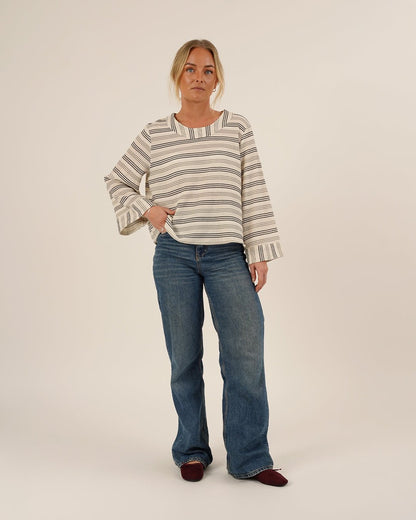 Silke Blouse Womens Paper Pattern - Wardrobe by Me - Simplifi Fabric
