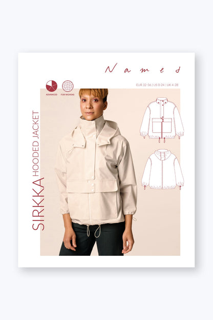 Sirkka Hooded Jacket - Named Clothing - Sewing Pattern - Simplifi Fabric