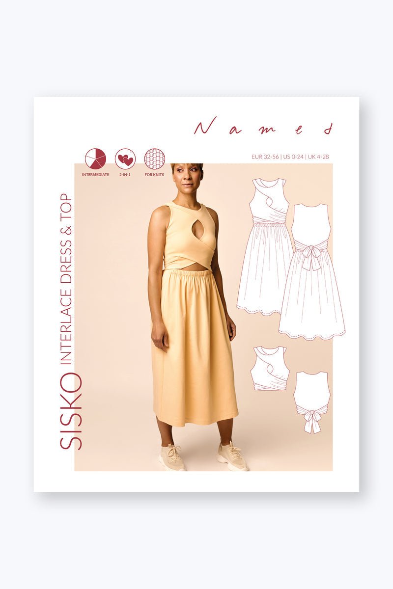 Sisko Interlace Dress & Top - Named Clothing - Sewing Pattern - Simplifi Fabric