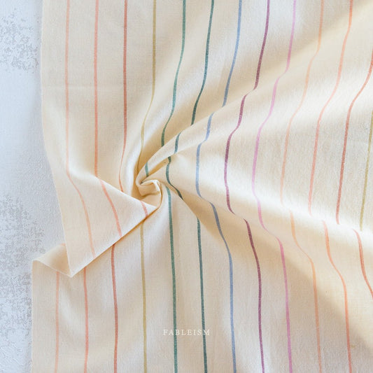 Skinny Stripe - Rainbow (REVERSIBLE) - Lucky Loom - Fableism Supply Co. - Simplifi Fabric