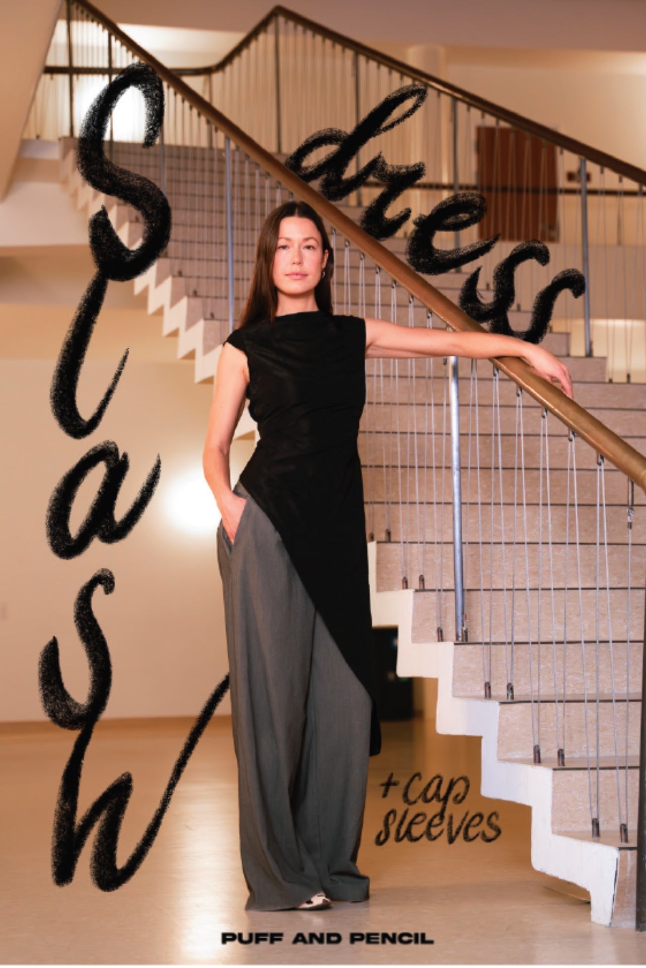 Slash Dress x Cap Sleeve - Paper Sewing Pattern - Puff And Pencil - Simplifi Fabric