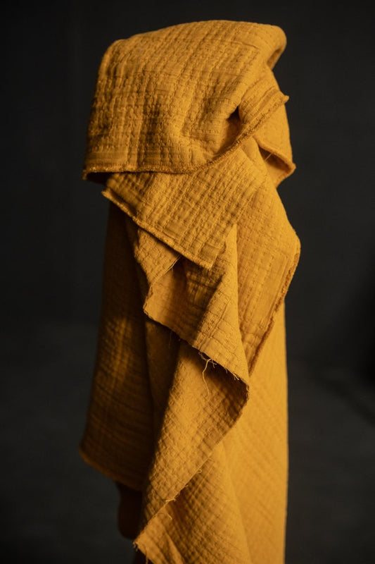 Soft Stitch Jacquard Cotton - Ginger & Honey - Merchant & Mills - Simplifi Fabric