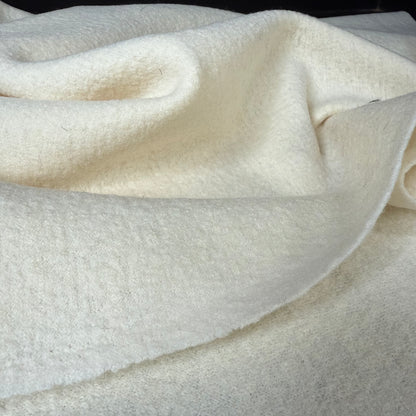 Italian Boiled Wool - Soft Ivory