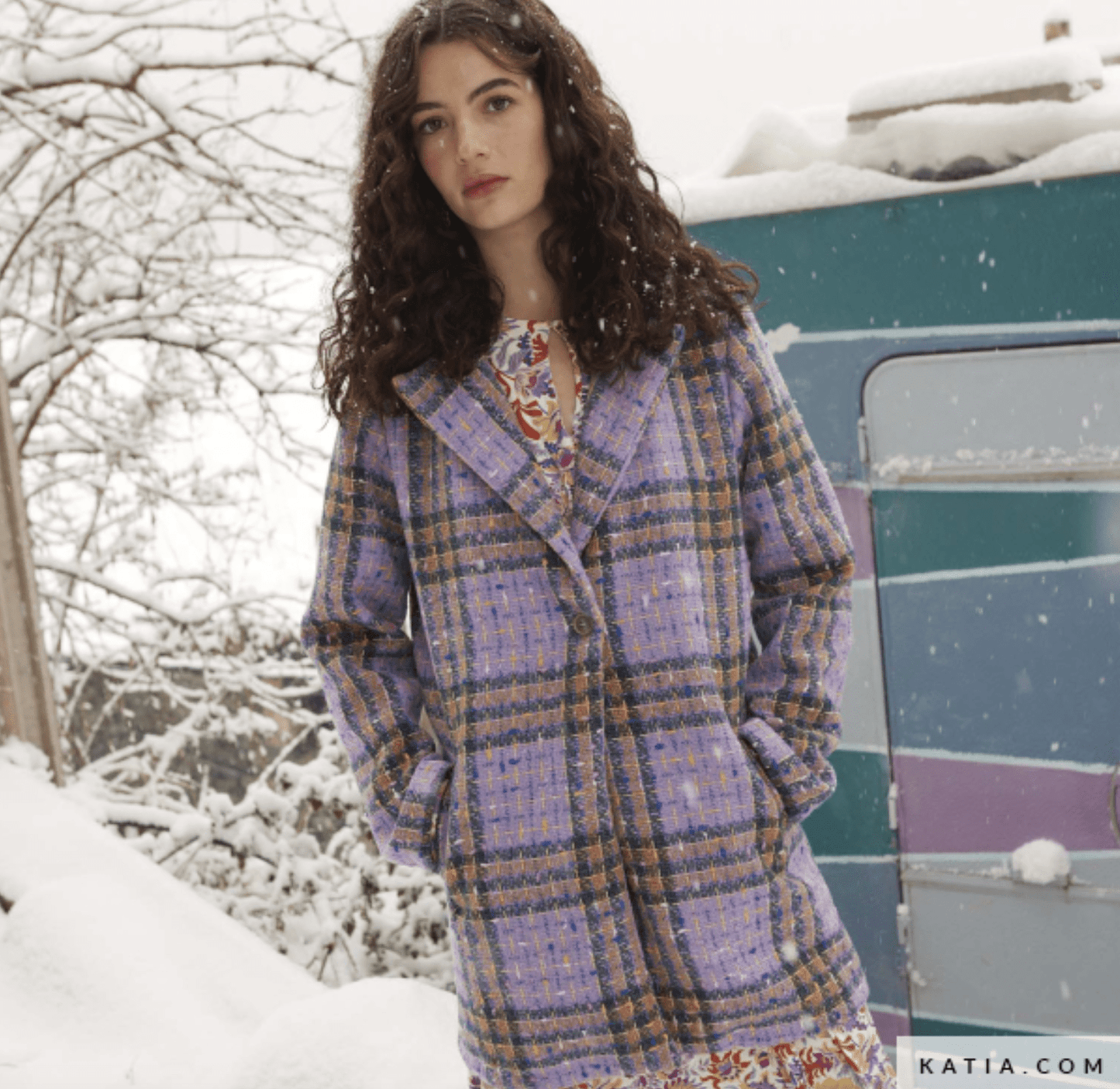 Soho Tweed Coat Fabric - Katia - Simplifi Fabric