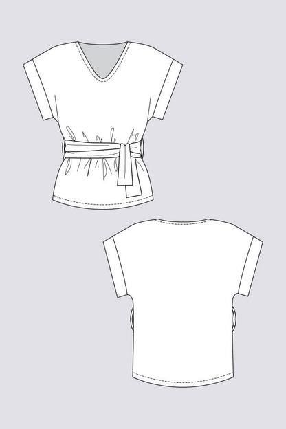 Sointu Tee - Named Clothing - Sewing Pattern - Simplifi Fabric