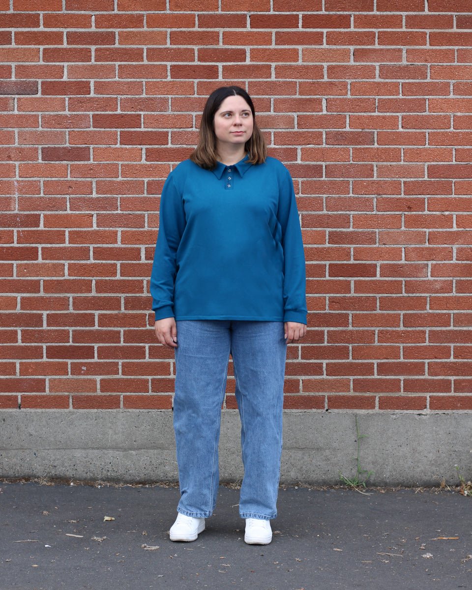 Sombrio Polo Mens or Women's PDF Sewing Pattern - Thread Theory - Simplifi Fabric